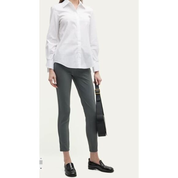 Lafayette 148 Mercer Grey Five Pocket Pants Sz. 8 - Picture 1 of 5